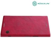 Nillkin Qin Series чехол книжка для Sony Xperia XZ1 - Красный