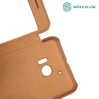 Nillkin Qin Series чехол книжка для HTC 10 / 10 Lifestyle - Коричневый
