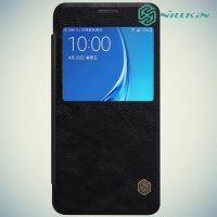 Nillkin Qin Series чехол книжка для Samsung Galaxy J7 2016 SM-J710F - Черный