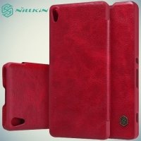 Nillkin Qin Series чехол книжка для Sony Xperia XA - Красный