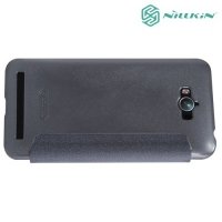 Nillkin с умным окном чехол книжка для ASUS ZenFone Max ZC550KL - Sparkle Case Серый