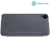 Nillkin с умным окном чехол книжка для HTC Desire 825 - Sparkle Case Серый