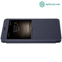 Nillkin с умным окном чехол книжка для Huawei Mate 9 - Sparkle Case Серый