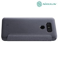 Nillkin с умным окном чехол книжка для LG G6 H870DS - Sparkle Case Серый