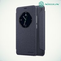 Nillkin с умным окном чехол книжка для Meizu M5 Note - Sparkle Case Серый