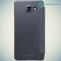 Nillkin с окном чехол книжка для Samsung Galaxy A5 2016 SM-A510F - Sparkle Case Серый