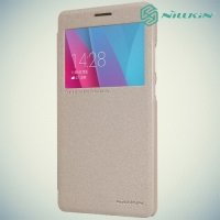 Nillkin с умным окном чехол книжка для Huawei Honor 5X - Sparkle Case Золотой