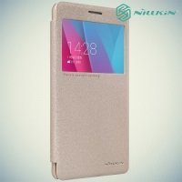 Nillkin с умным окном чехол книжка для Huawei Honor 5X - Sparkle Case Золотой