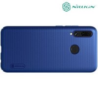 NILLKIN Super Frosted Shield Клип кейс накладка для Huawei Honor 20 Lite - Синий