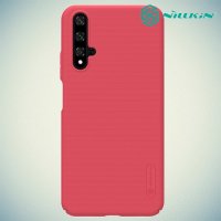 NILLKIN Super Frosted Shield Клип кейс накладка для Huawei Honor 20 - Красный