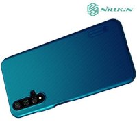 NILLKIN Super Frosted Shield Клип кейс накладка для Huawei Nova 5T - Синий