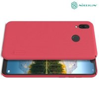 NILLKIN Super Frosted Shield Клип кейс накладка для Huawei Honor Play - Красный