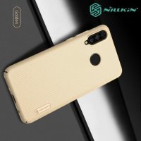 NILLKIN Super Frosted Shield Клип кейс накладка для Huawei P30 Lite - Золотой