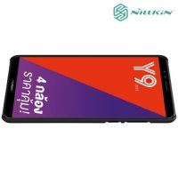 NILLKIN Super Frosted Shield Клип кейс накладка для Huawei Y9 2018 - Черный
