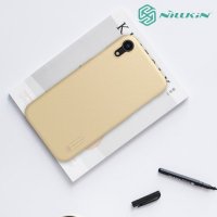 NILLKIN Super Frosted Shield Клип кейс накладка для iPhone XR - Золотой