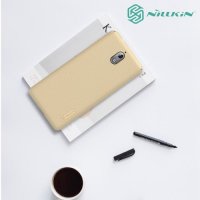 NILLKIN Super Frosted Shield Клип кейс накладка для Nokia 3.1 2018 - Золотой