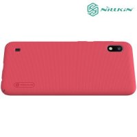 NILLKIN Super Frosted Shield Клип кейс накладка для Samsung Galaxy A10 - Красный