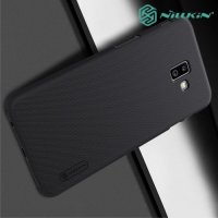 NILLKIN Super Frosted Shield Клип кейс накладка для Samsung Galaxy J6 Plus - Черный