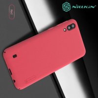 NILLKIN Super Frosted Shield Клип кейс накладка для Samsung Galaxy M10 - Красный