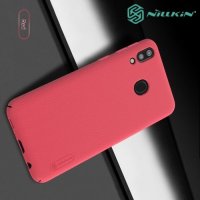 NILLKIN Super Frosted Shield Клип кейс накладка для Samsung Galaxy M20 - Красный