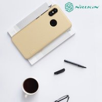 NILLKIN Super Frosted Shield Клип кейс накладка для Xiaomi Mi 8 - Золотой