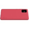 NILLKIN Super Frosted Shield Матовая Пластиковая Нескользящая Клип кейс накладка для Samsung Galaxy A51 - Красный