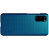 NILLKIN Super Frosted Shield Матовая Пластиковая Нескользящая Клип кейс накладка для Samsung Galaxy S20 - Синий
