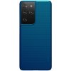 NILLKIN Super Frosted Shield Матовая Пластиковая Нескользящая Клип кейс накладка для Samsung Galaxy S21 Ultra - Синий