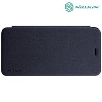 Nillkin ультра тонкий чехол книжка для Asus ZenFone 3 Max ZC520TL - Sparkle Case Серый