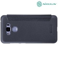 Nillkin ультра тонкий чехол книжка для Asus ZenFone 3 Max ZC553KL - Sparkle Case Серый