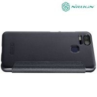 Nillkin ультра тонкий чехол книжка для Asus ZenFone 3 Zoom ZE553KL - Sparkle Case Серый