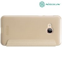 Nillkin ультра тонкий чехол книжка для HTC U Play - Sparkle Case Золотой