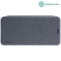 Nillkin ультра тонкий чехол книжка для Huawei Honor 7X - Sparkle Case Серый