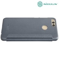 Nillkin ультра тонкий чехол книжка для Huawei Honor 7X - Sparkle Case Серый