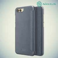 Nillkin ультра тонкий чехол книжка для Huawei Honor View 10 (V10) - Sparkle Case Серый