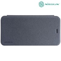 Nillkin ультра тонкий чехол книжка для Huawei Nova 2 - Sparkle Case Серый