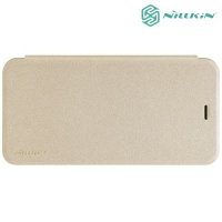 Nillkin ультра тонкий чехол книжка для Huawei Nova 2 - Sparkle Case Золотой