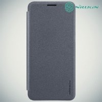 Nillkin ультра тонкий чехол книжка для Huawei nova 2s - Sparkle Case Серый