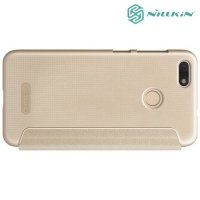 Nillkin ультра тонкий чехол книжка для Huawei Nova lite 2017 - Sparkle Case Золотой