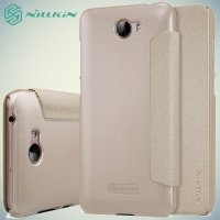Nillkin ультра тонкий чехол книжка для Huawei Y5 II / Honor 5A - Sparkle Case Золотой