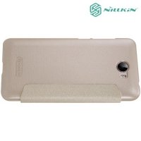 Nillkin ультра тонкий чехол книжка для Huawei Y5 II / Honor 5A - Sparkle Case Золотой
