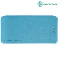Nillkin ультра тонкий чехол книжка для iPhone 6S / 6 - Sparkle Case Голубой