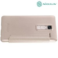 Nillkin ультра тонкий чехол книжка для LG Class H650E - Sparkle Case Золотой