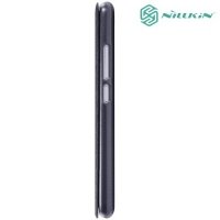 Nillkin ультра тонкий чехол книжка для Meizu m3s mini - Sparkle Case Серый
