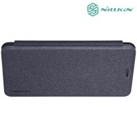 Nillkin ультра тонкий чехол книжка для Meizu M5s - Sparkle Case Серый