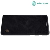 Nillkin Qin Series чехол книжка для Samsung Galaxy A8 Plus 2018 - Черный