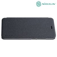 Nillkin ультра тонкий чехол книжка для Xiaomi Mi 6 - Sparkle Case Серый