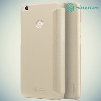 Nillkin ультра тонкий чехол книжка для Xiaomi Mi Max 2 - Sparkle Case Золотой