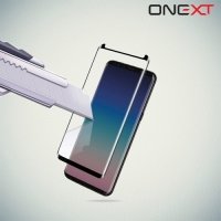 OneXT Закругленное защитное 3D стекло для Samsung Galaxy S9 на весь экран - Черный