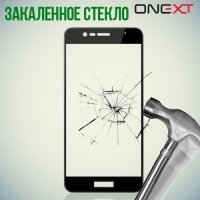 OneXT Защитное стекло для Asus ZenFone 3 Max ZC520TL на весь экран - Черный